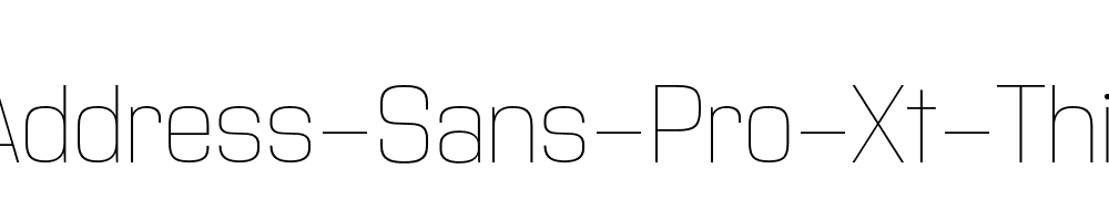 Address-Sans-Pro-Xt-Thin