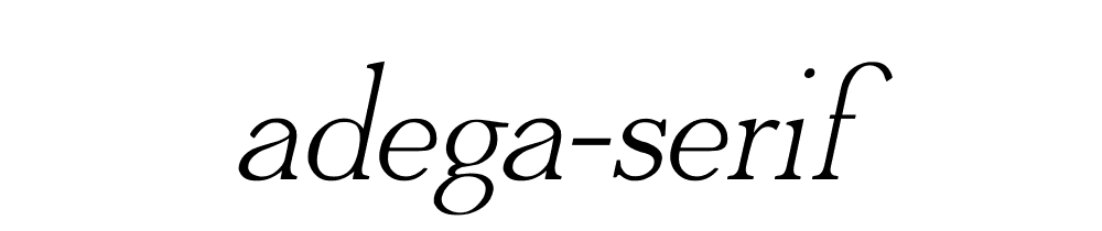 Adega Serif