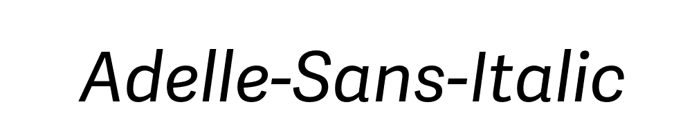 Adelle-Sans-Italic