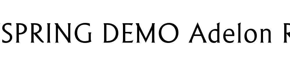  DEMO Adelon Regular