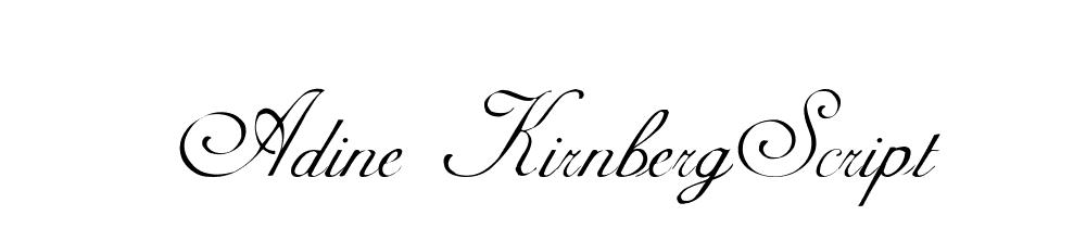 Adine Kirnberg Script