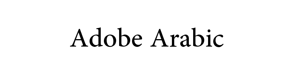 Adobe Arabic