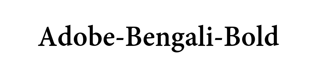 Adobe-Bengali-Bold