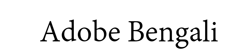 Adobe Bengali