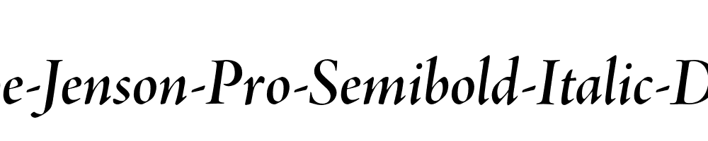 Adobe-Jenson-Pro-Semibold-Italic-Display