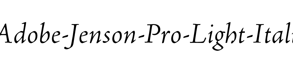 Adobe-Jenson-Pro-Light-Italic