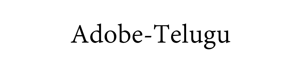 Adobe-Telugu