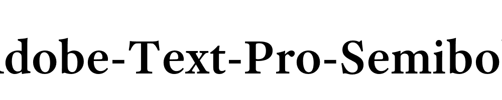 Adobe-Text-Pro-Semibold