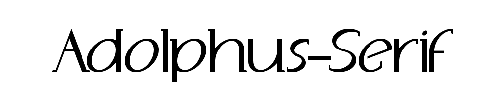 Adolphus-Serif