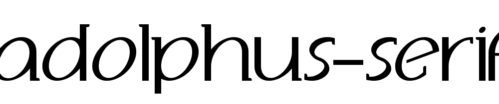 Adolphus Serif