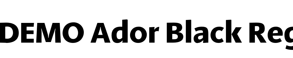 FSP DEMO Ador Black Regular