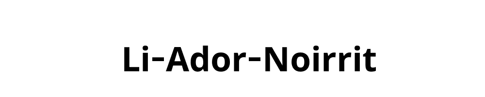 Li-Ador-Noirrit