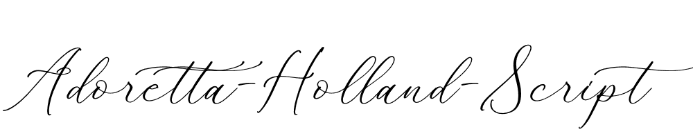 Adoretta-Holland-Script