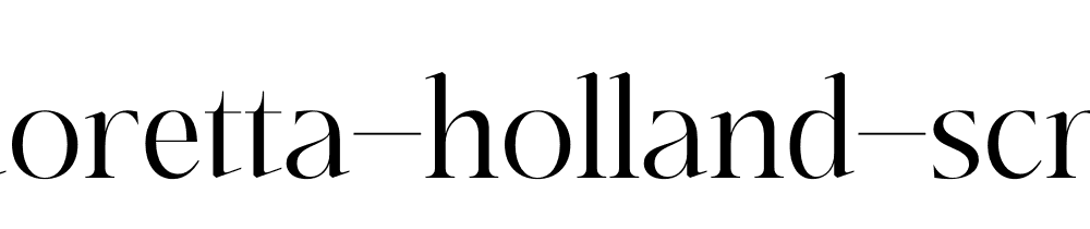 adoretta-holland-script