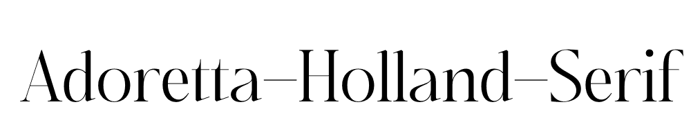 Adoretta-Holland-Serif