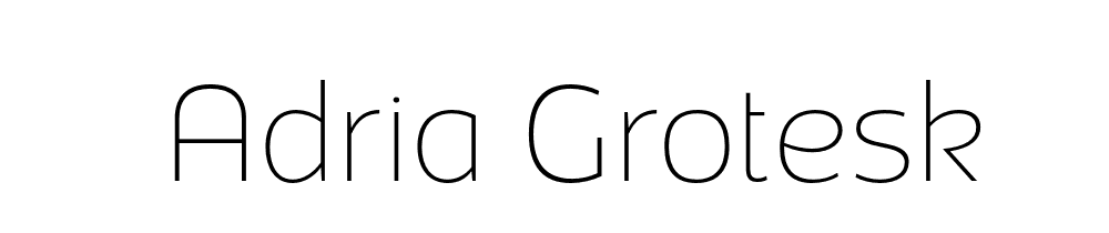 Adria Grotesk