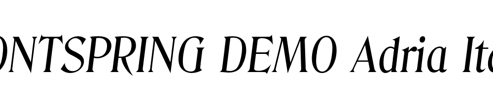  DEMO Adria Italic