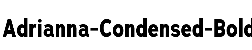 Adrianna-Condensed-Bold