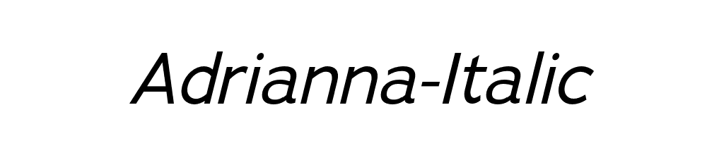 Adrianna-Italic