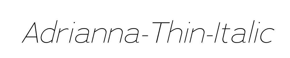 Adrianna-Thin-Italic