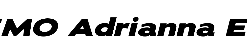  DEMO Adrianna Extended Xb Italic