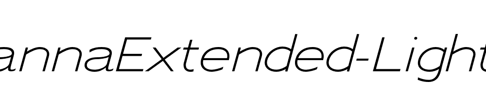 AdriannaExtended-LightItalic