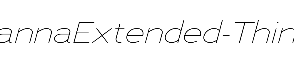 AdriannaExtended-ThinItalic