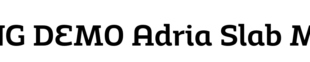  DEMO Adria Slab Medium Italic