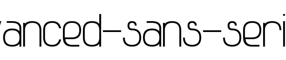 Advanced Sans Serif 7