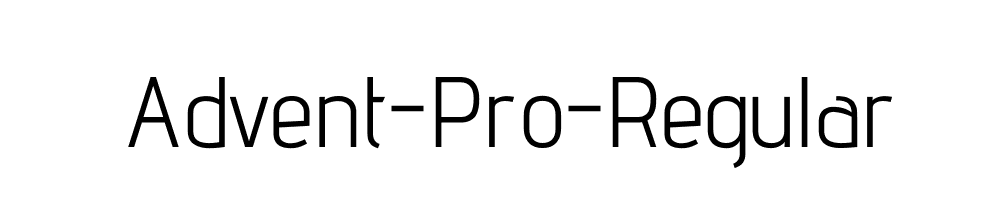 Advent-Pro-Regular