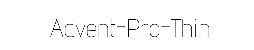 Advent-Pro-Thin