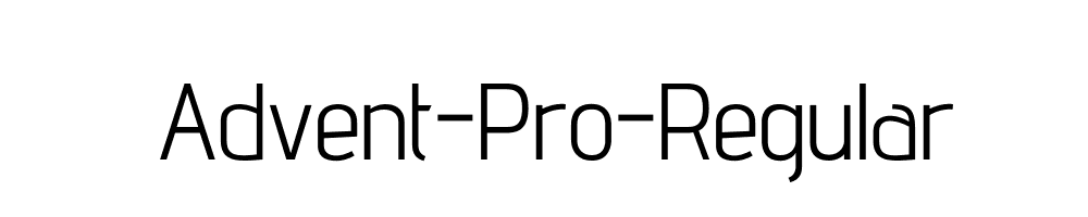 Advent-Pro-Regular