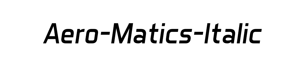 Aero-Matics-Italic