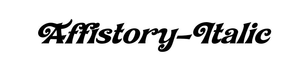 Affistory-Italic