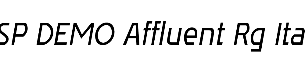 FSP DEMO Affluent Rg Italic