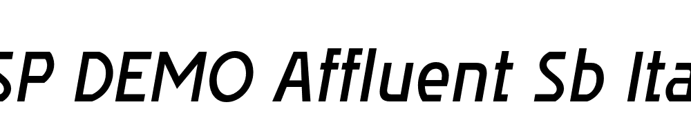 FSP DEMO Affluent Sb Italic