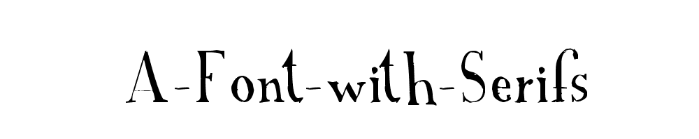 A-Font-with-Serifs