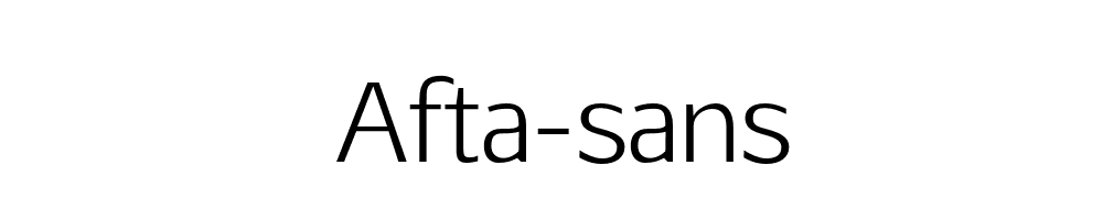 Afta-sans