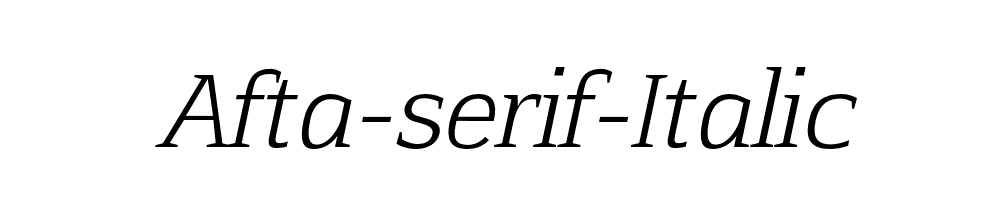 Afta-serif-Italic