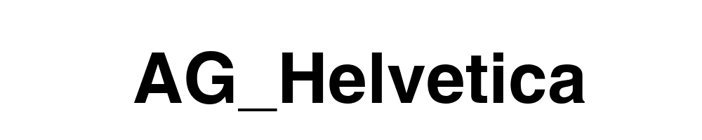 AG_Helvetica