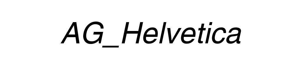 AG_Helvetica