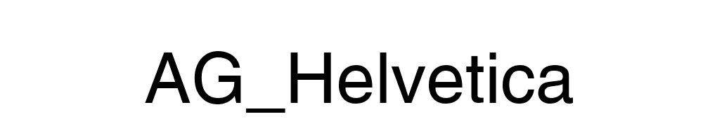 AG_Helvetica