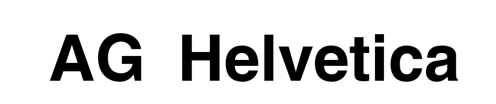 Ag Helvetica