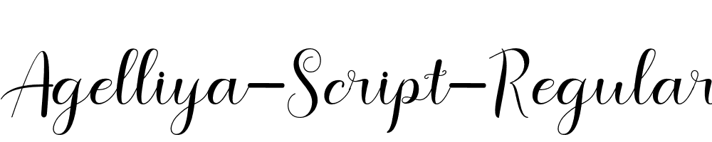 Agelliya-Script-Regular