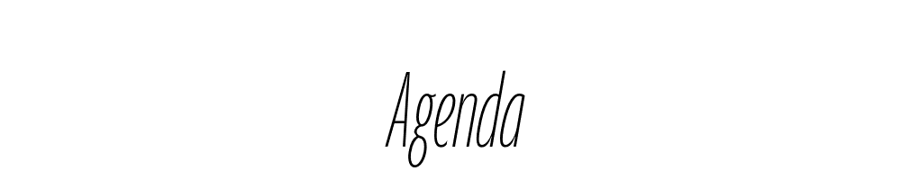 Agenda