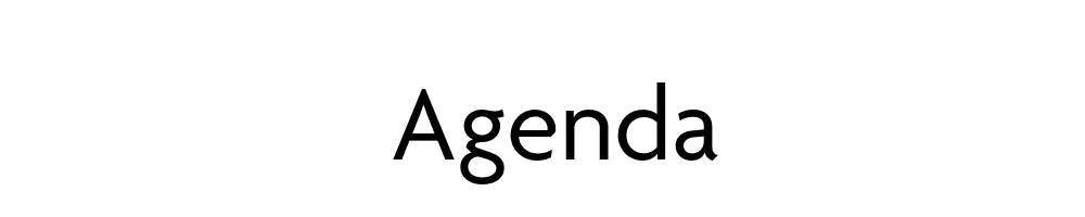 Agenda