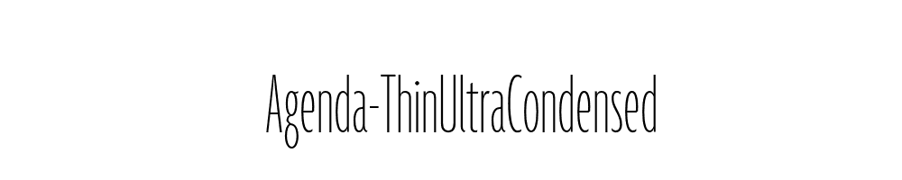 Agenda-ThinUltraCondensed