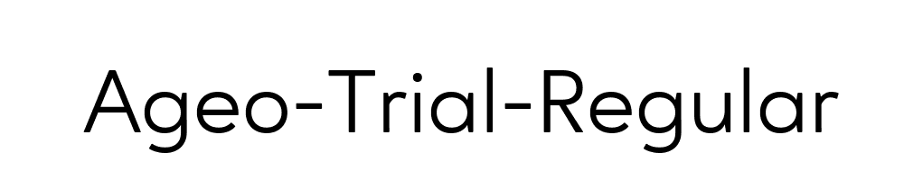 Ageo-Trial-Regular