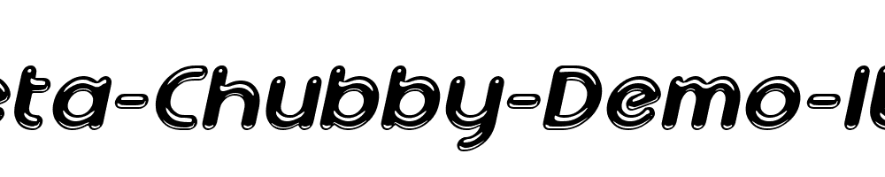 Ageta-Chubby-Demo-Italic