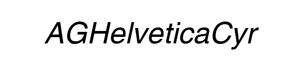 AGHelveticaCyr